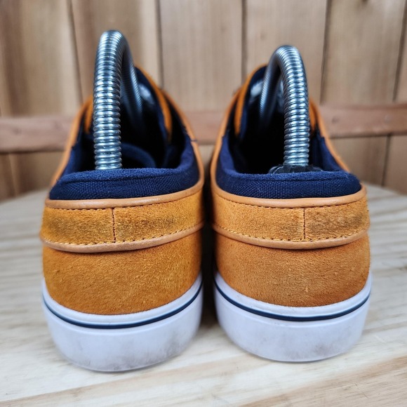 Nike SB Stefan Janoski Shoes Mens Size 8 Yellow Suede Skate Shoes 333824-774 - Picture 4 of 9